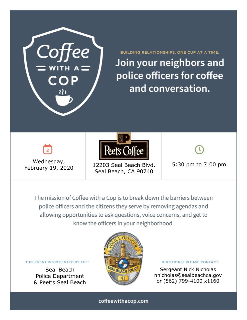 Coffee with a Cop